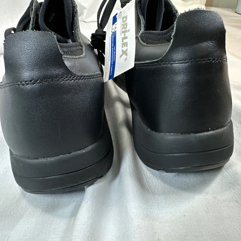 Drew Armstrong Mens 8.5 M Black Leather Orthopedic Walking Shoes 40220-14 NWT